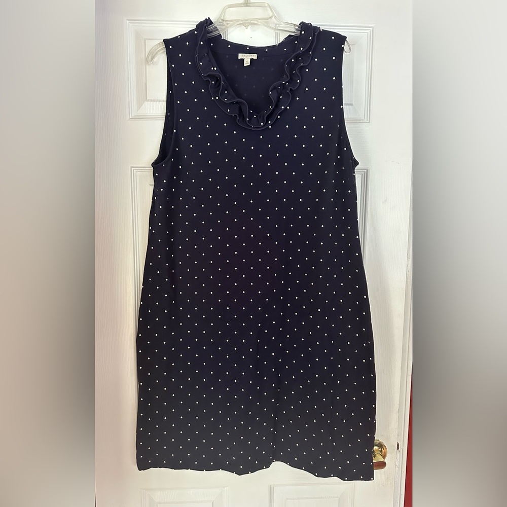 Talbots polka dot dress